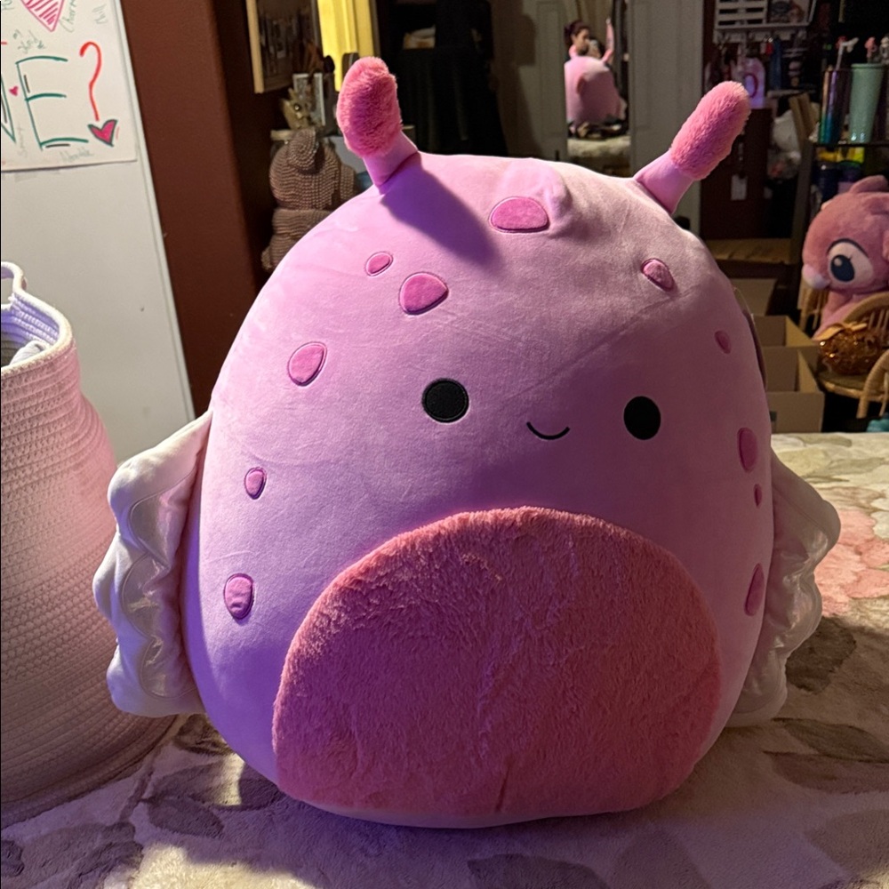 Squishmallows Pink Snail Plush